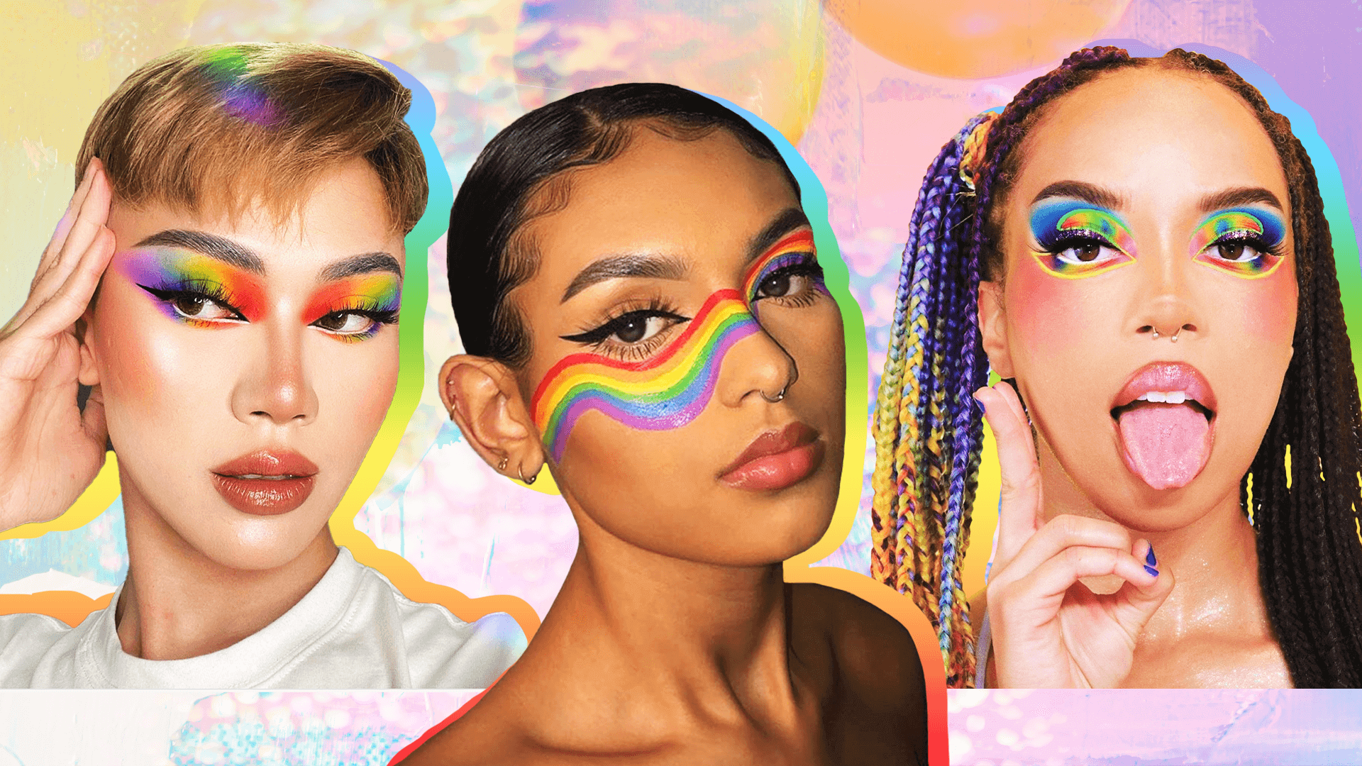 10 Pride Inspired Makeup Looks Serving Rainbow Realness - The Tease.