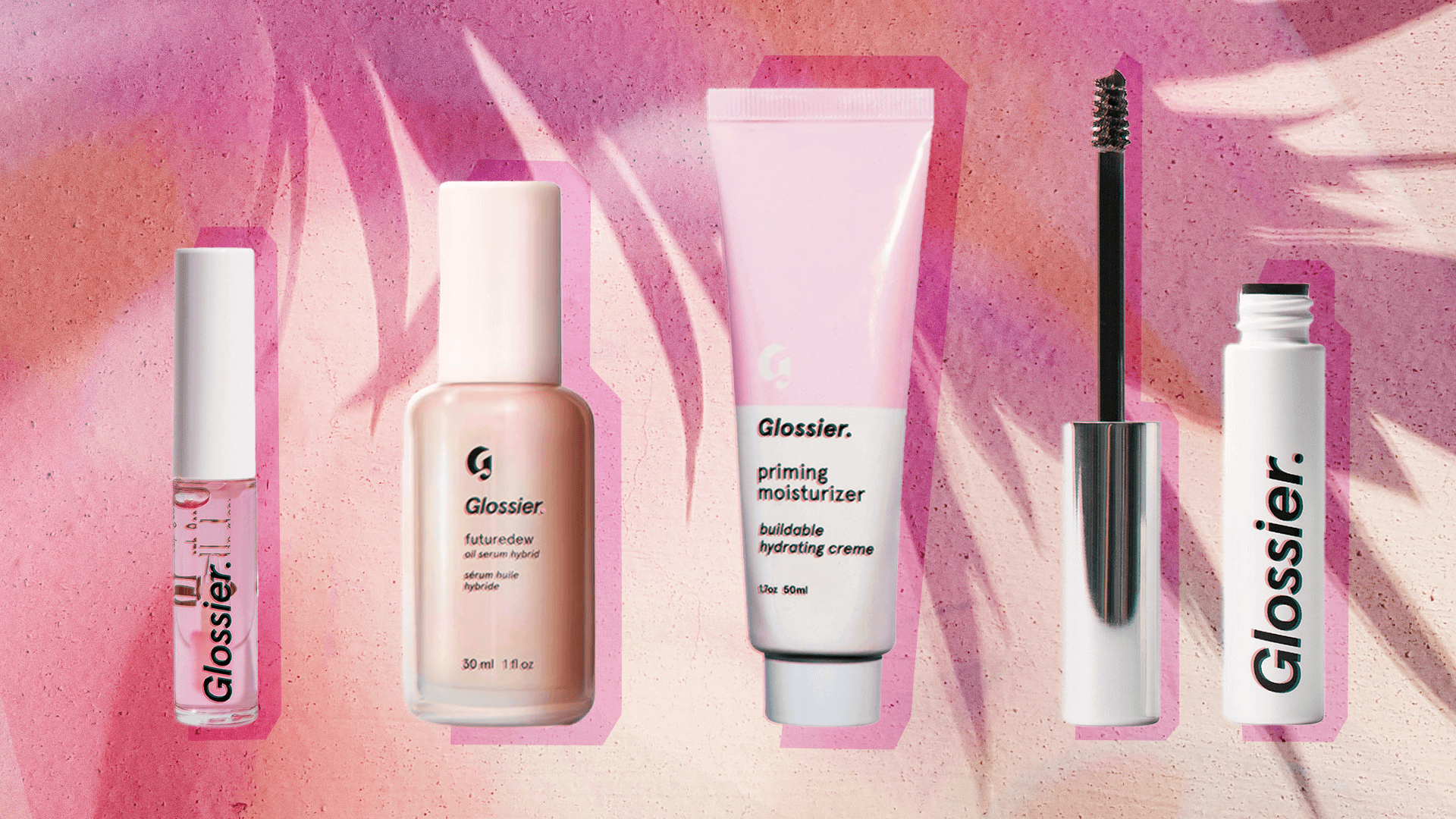 Olivia x Glossier makeup bag for those who don't want to go