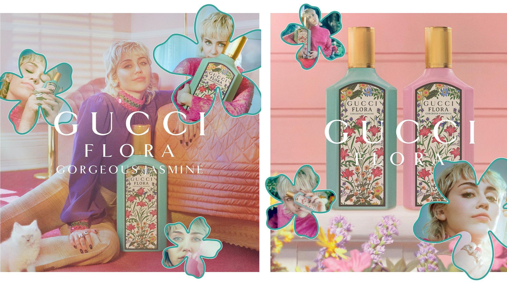 Miley Cyrus is the Face of Gucci's New Flora Gorgeous Jasmine Perfume - The  Tease
