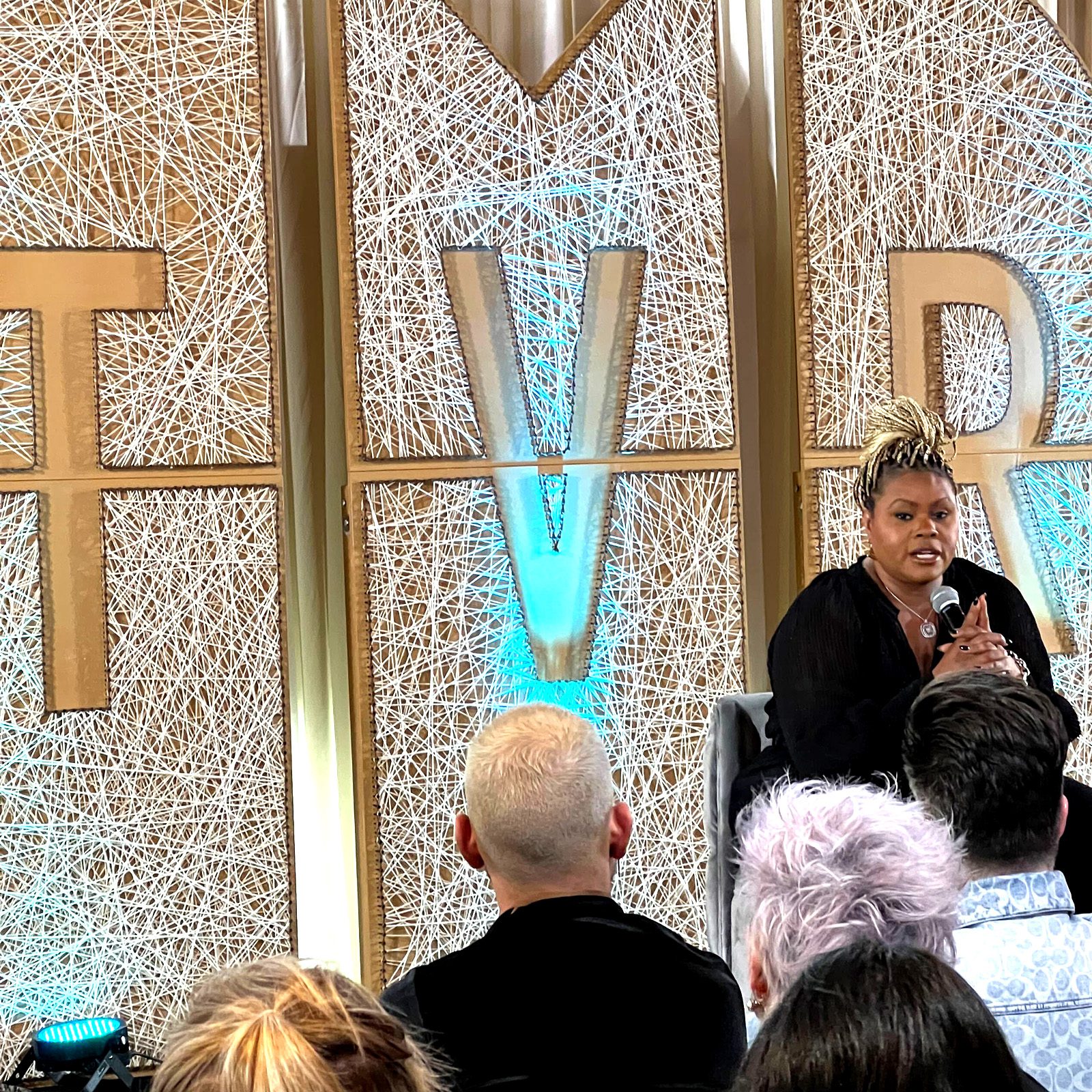 Keya Neal speaks to the audience at the TVR Summit '22.