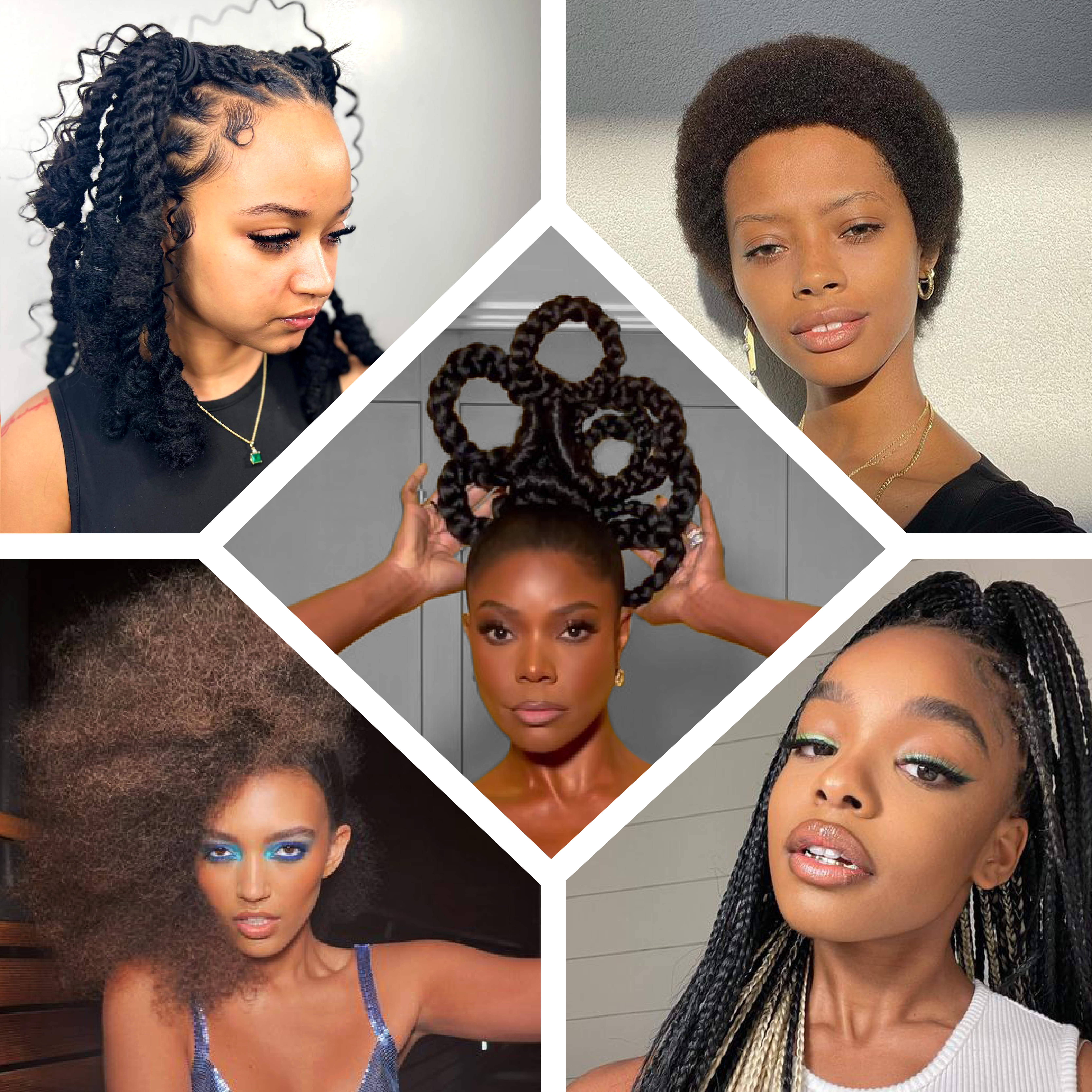 From Micro Braids to Invisible Locs—These 5 Natural Hairstyles Are