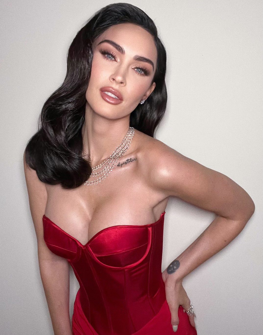Megan Fox Grammy's Party Hairstyle