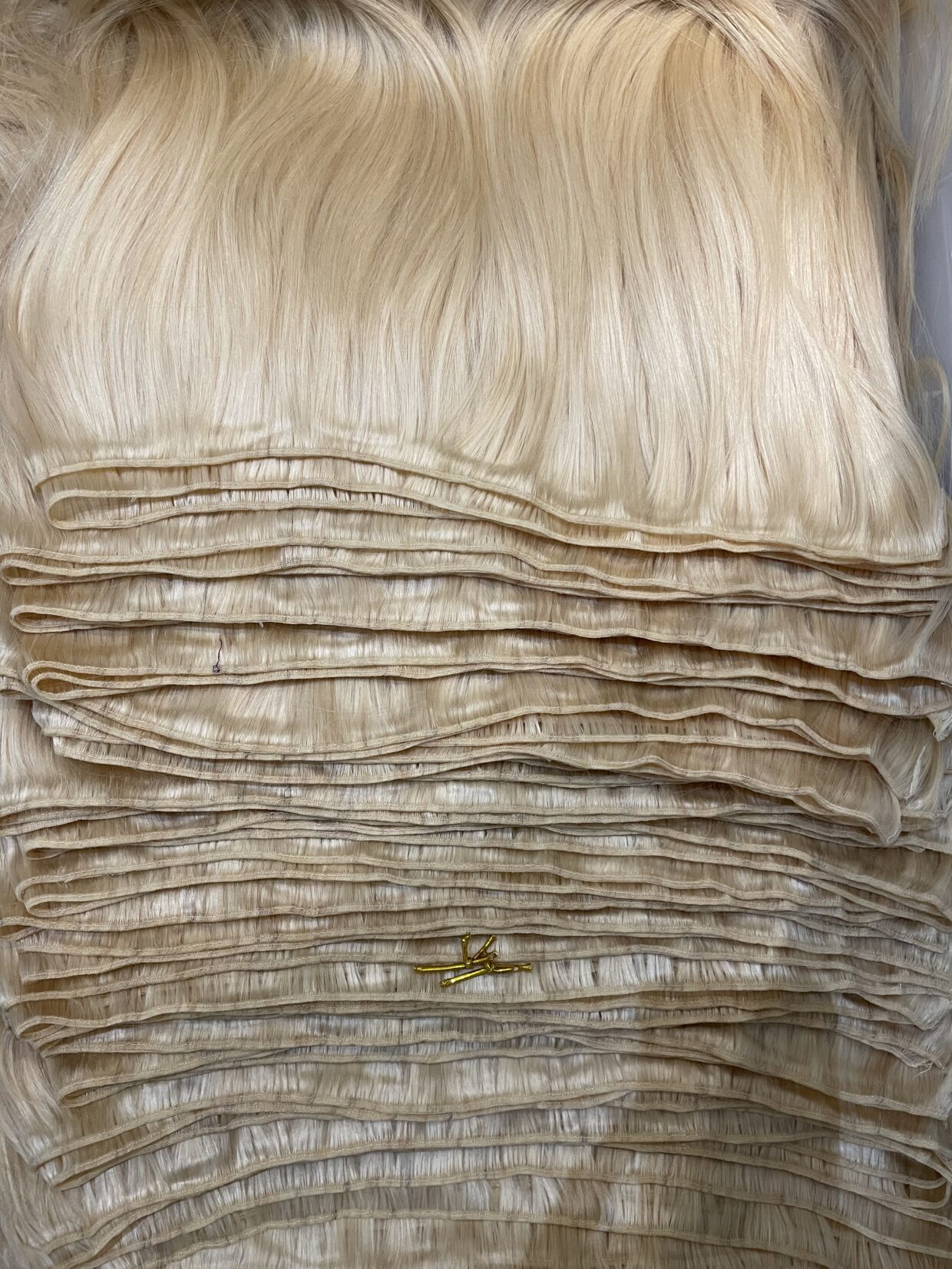 Hair wefts for Doja Cat's Coachella '24 weekend 1 performance by Charlie Le Mindu and team.