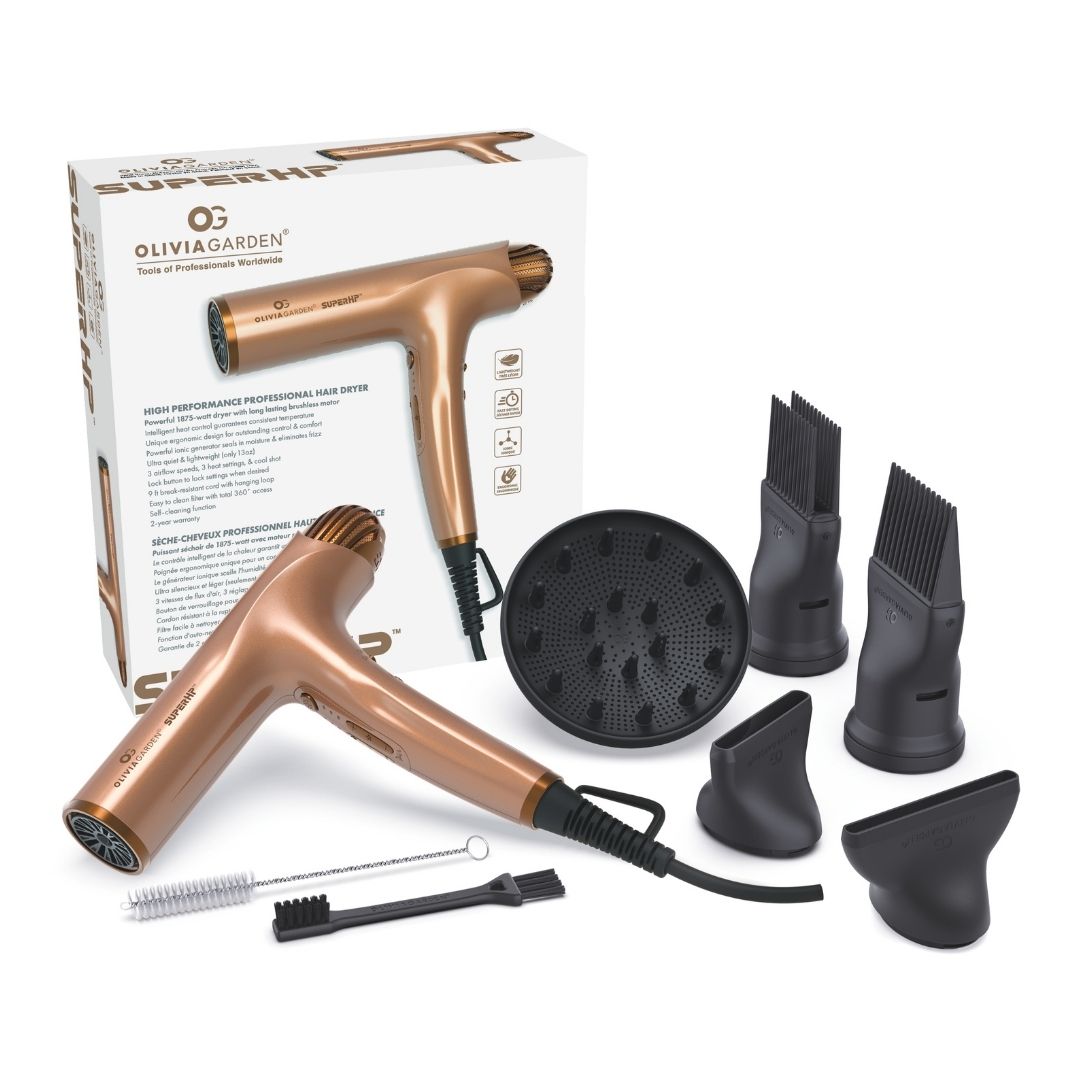 Olivia Garden, SuperHP Dryer, Bronze