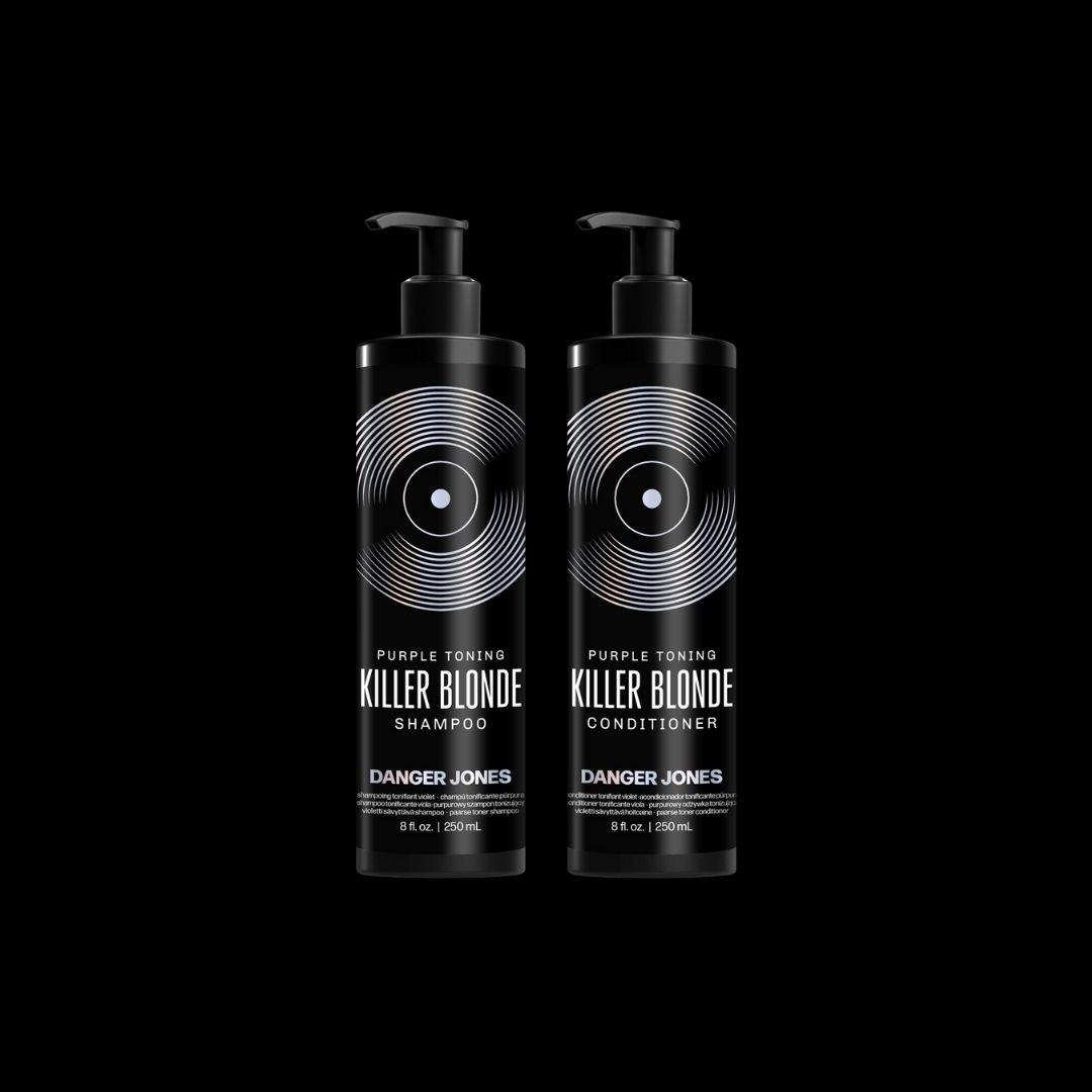 Danger Jones, Killer Blonde, Blonding, Blond, Purple Shampoo, Purple Conditioner