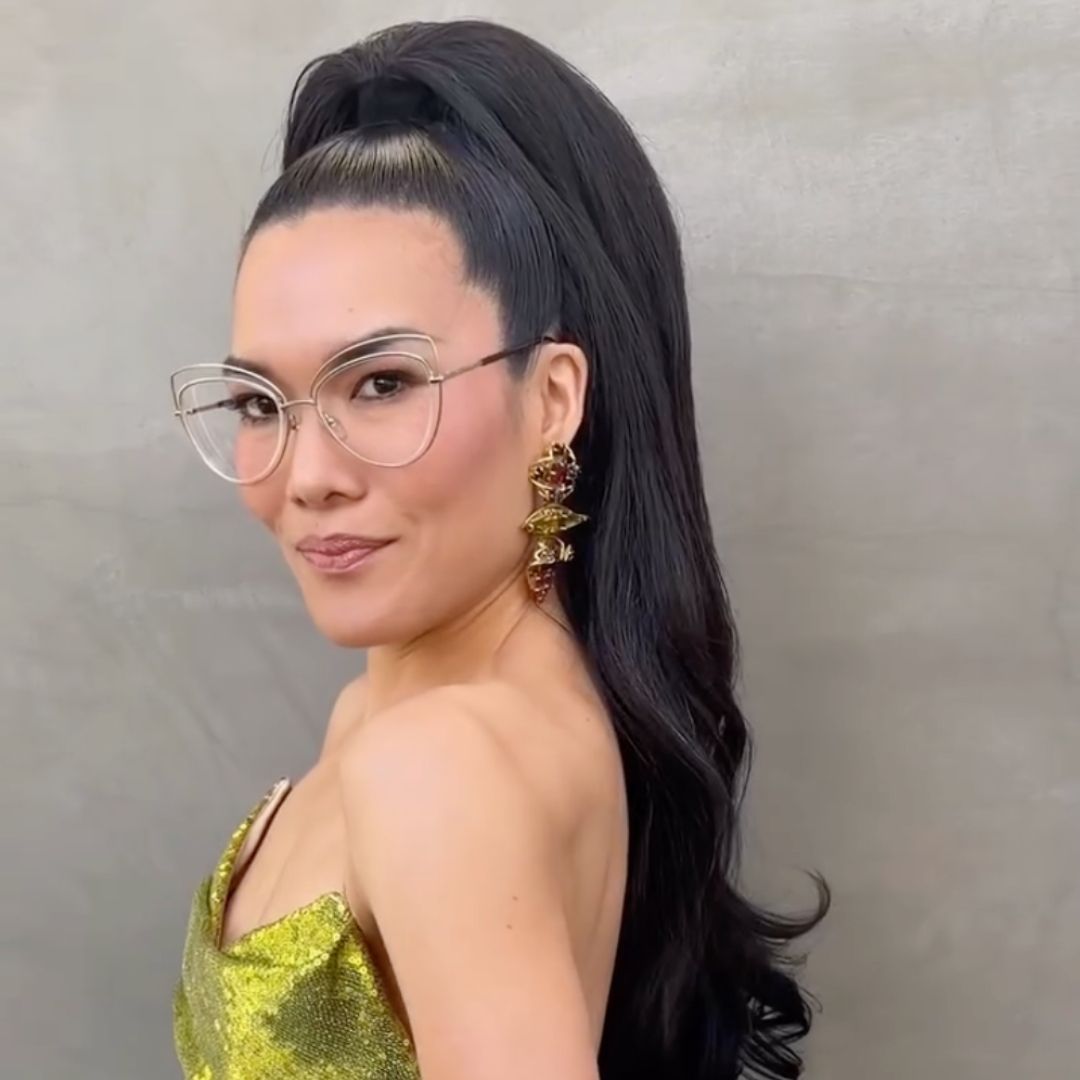 Ali Wong, Clayton Hawkins, big hair