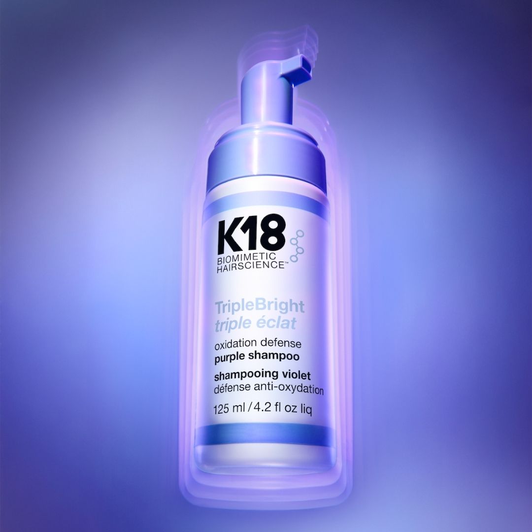 k18, TripleBright™ Oxidation Defense Purple Shampoo, Purple Shampoo, TripleBright