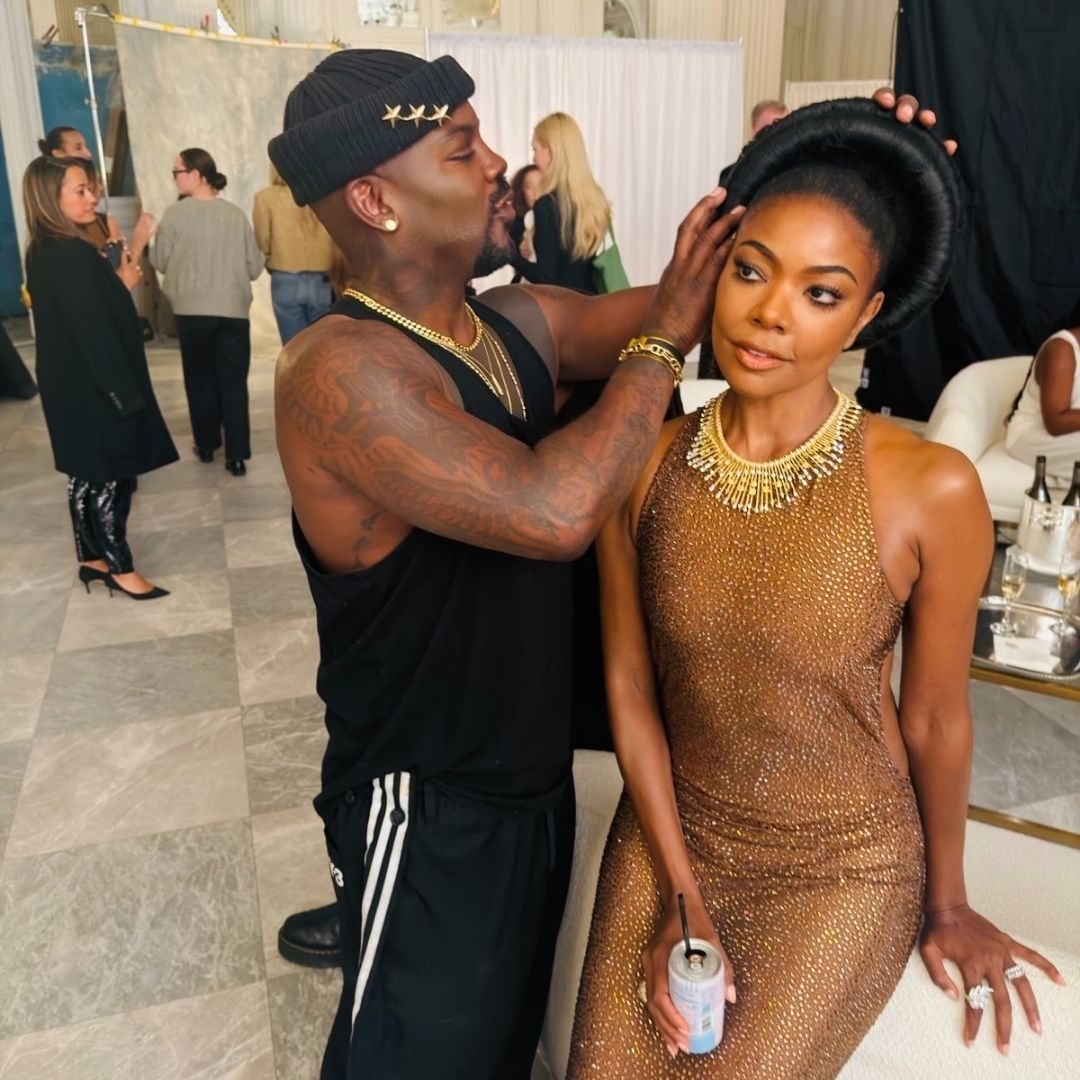 Larry J Sims, Gabrielle Union, Parfums de Marly