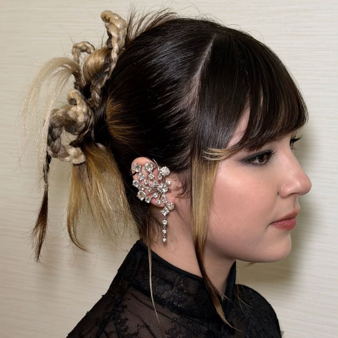 Alysa Liu, Sky Kim, updo, Sculptural hairstyle, soft, strong, inspiration, hair inspo, inspo