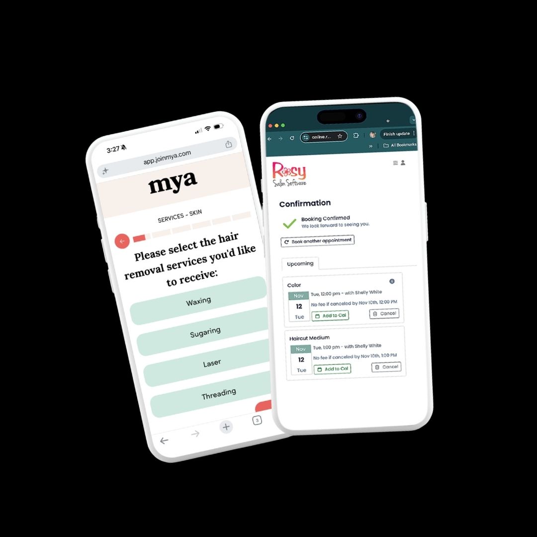 rosy salon software, mya
